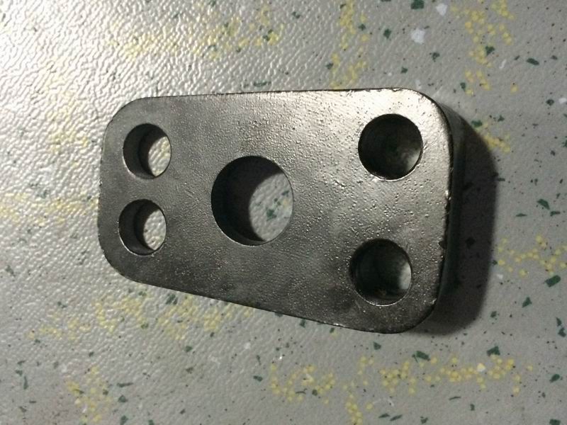 Shock absorber bracket, bottom, 5.5t