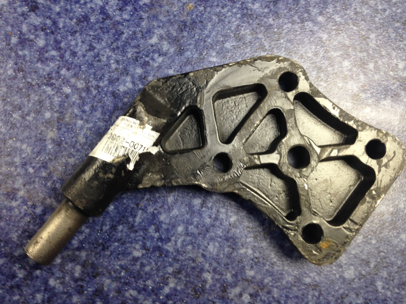 Front shock absorber lower bracket (left)