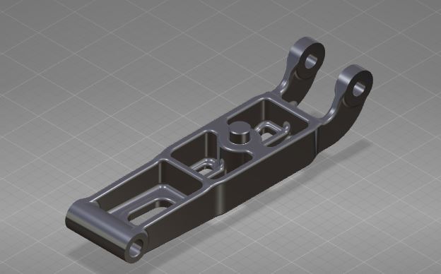 Кронштейн амортизатора нижний, болт, HH, Φ 16