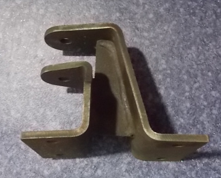 Stabilization rod boom bracket, bolt connection, 47(16)-1