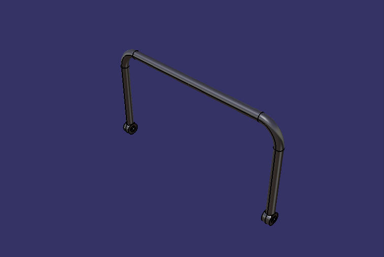 Cross-steady rod assembly, Ф35,806,400