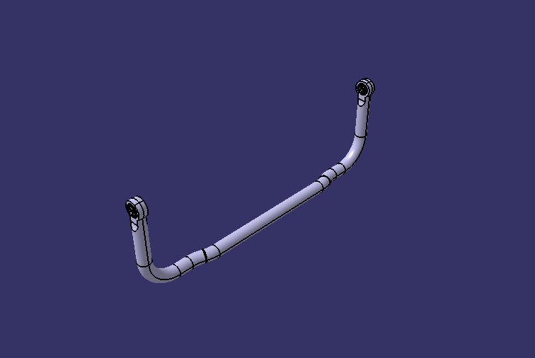 Поперечный стержень в сборе, φ 50 , 1132 , 340