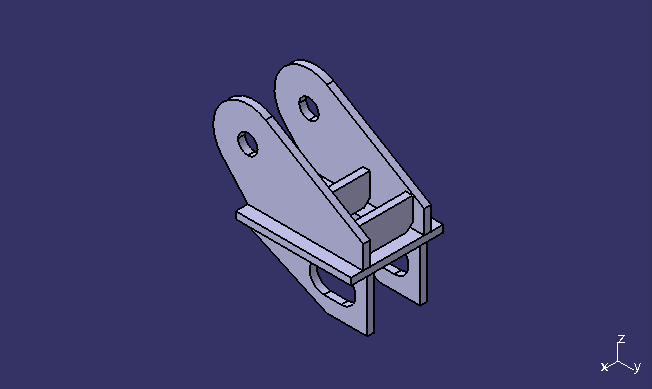 Stabilization rod bracket, round bushing, open gear 47