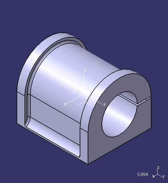 Stabilization rod bushing, 45, clamp structure