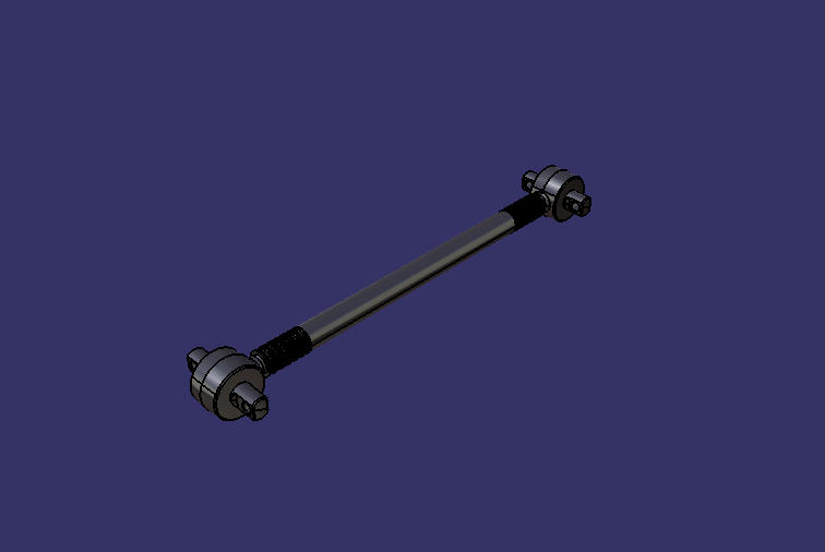 Thrust rod assembly, L=690, S1=100*S2=115,40*6