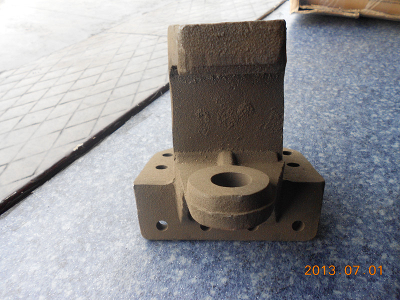 Leaf spring fixing bracket Φ30-75* without paint-2