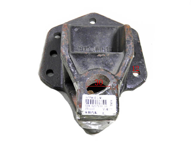 Rear leaf spring front bracket (front 20) Φ30-75; without paint