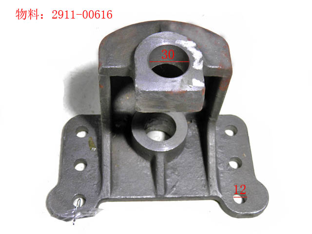 Задний кронштейн листовой рессоры (передний 20 ) Ф 30-75 ; без краски-1