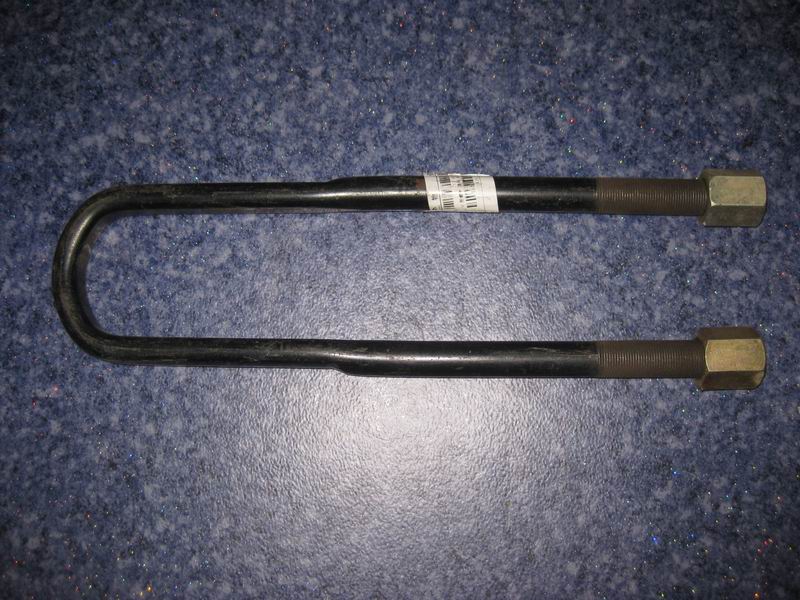 U-shaped bolt nut - rear suspension
