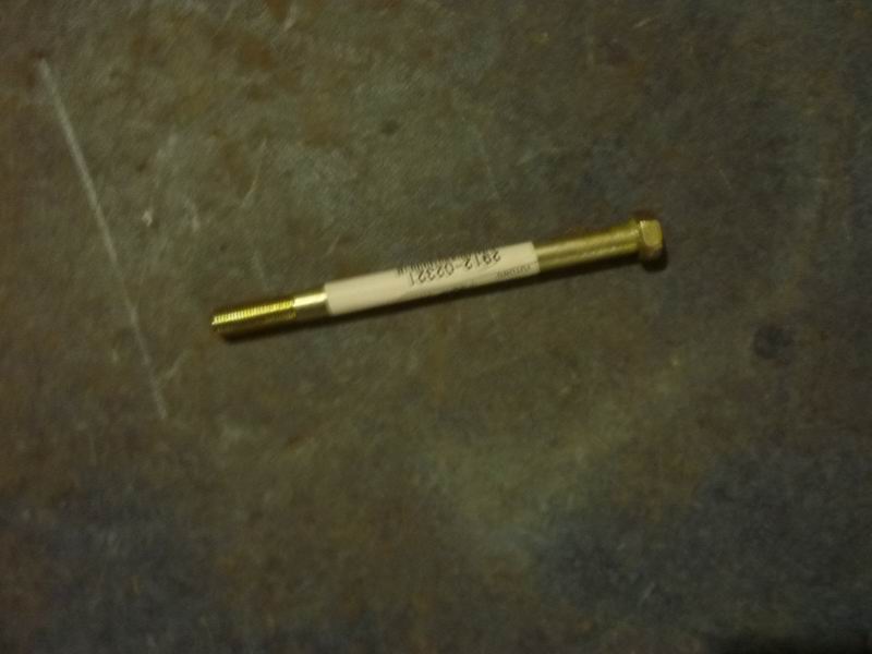 Rear steel spring center bolt-2