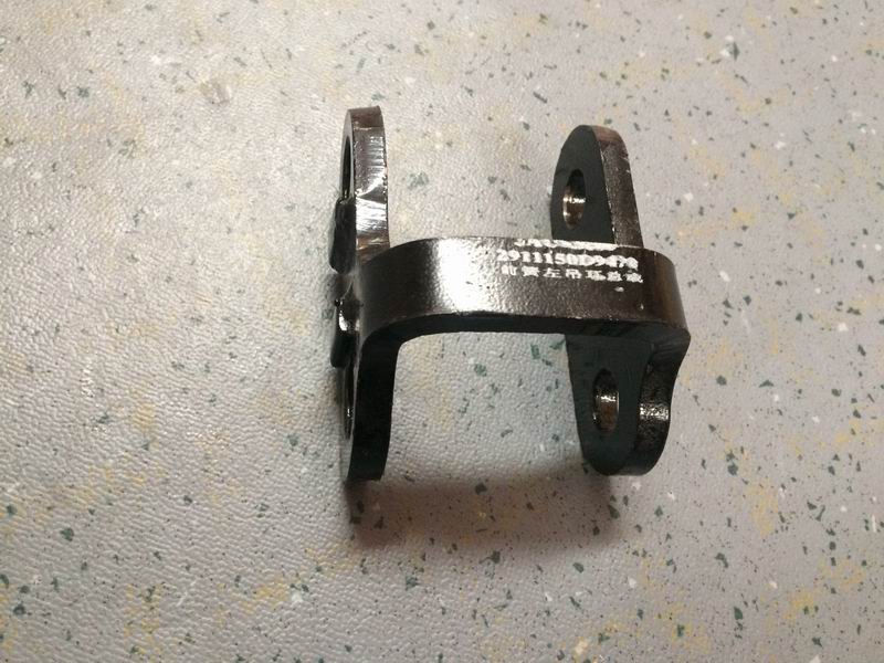 Right hang ears on the back bow