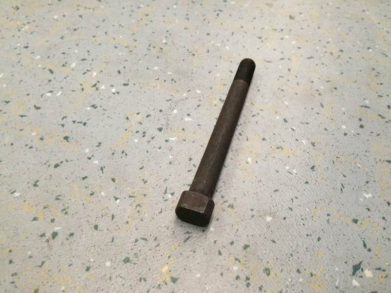 Steel leaf spring center bolt