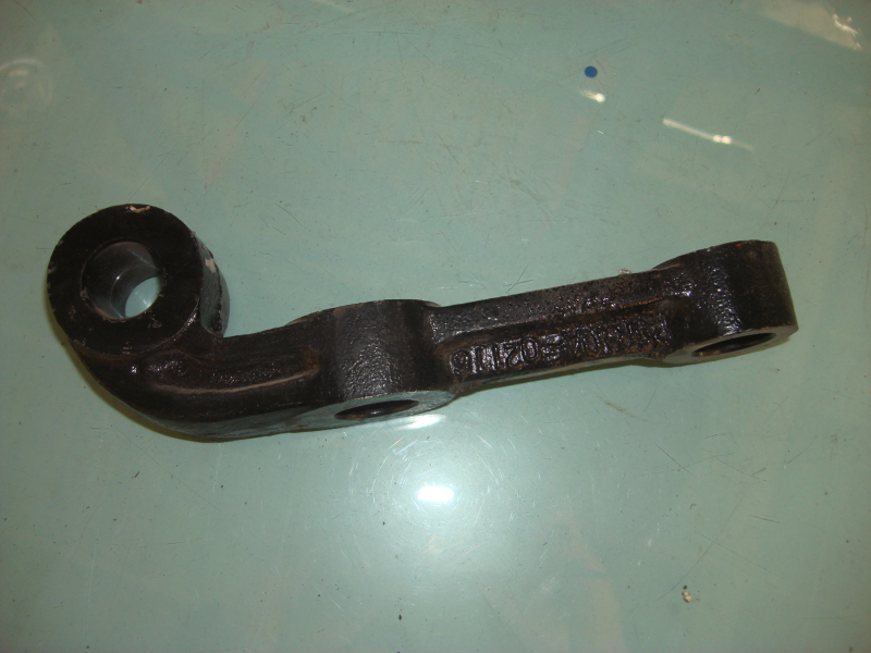 Lower bracket of rear shock absorber; left