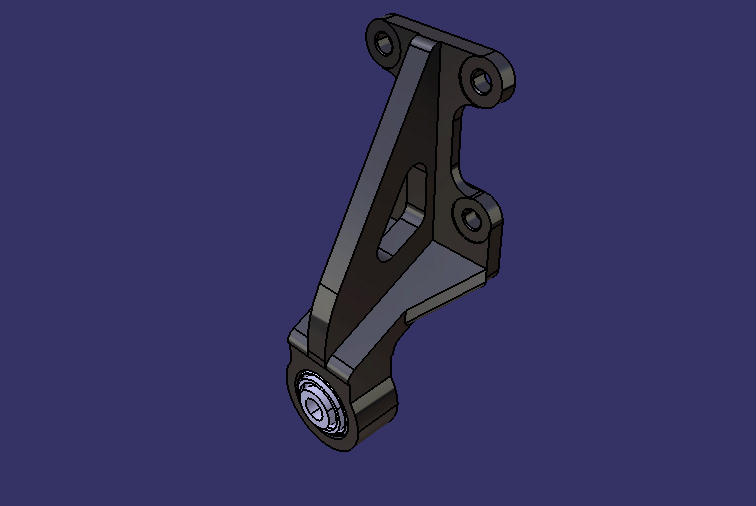 Cross-steady rod boom support assembly