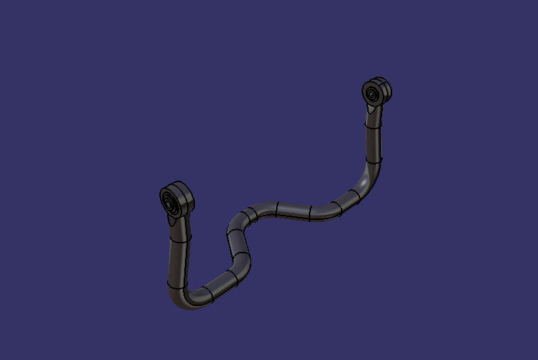 Cross-steady rod assembly, Ф45,680,310