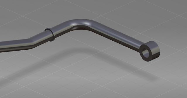 Cross-steady rod assembly, φ30, 1016, 265-2