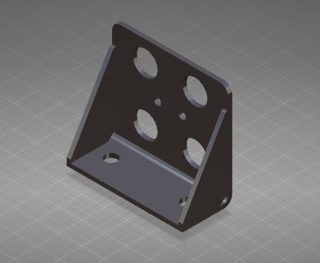 Stabilization rod bracket, no bushing, 92