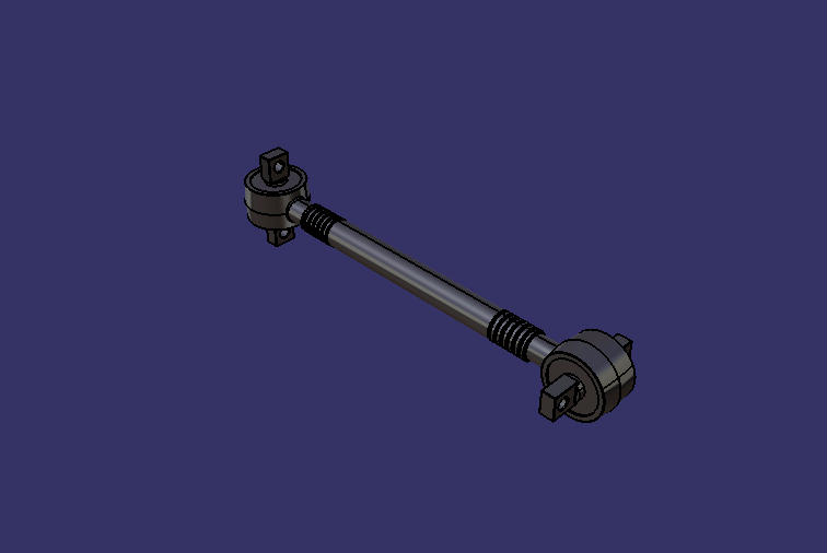 Thrust rod assembly, L=655, S1=130/S2=130,48*5