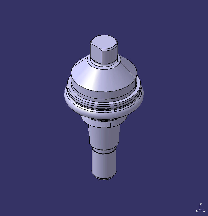 Ball pin assembly, control arm, SФ35,Ф24/1:10