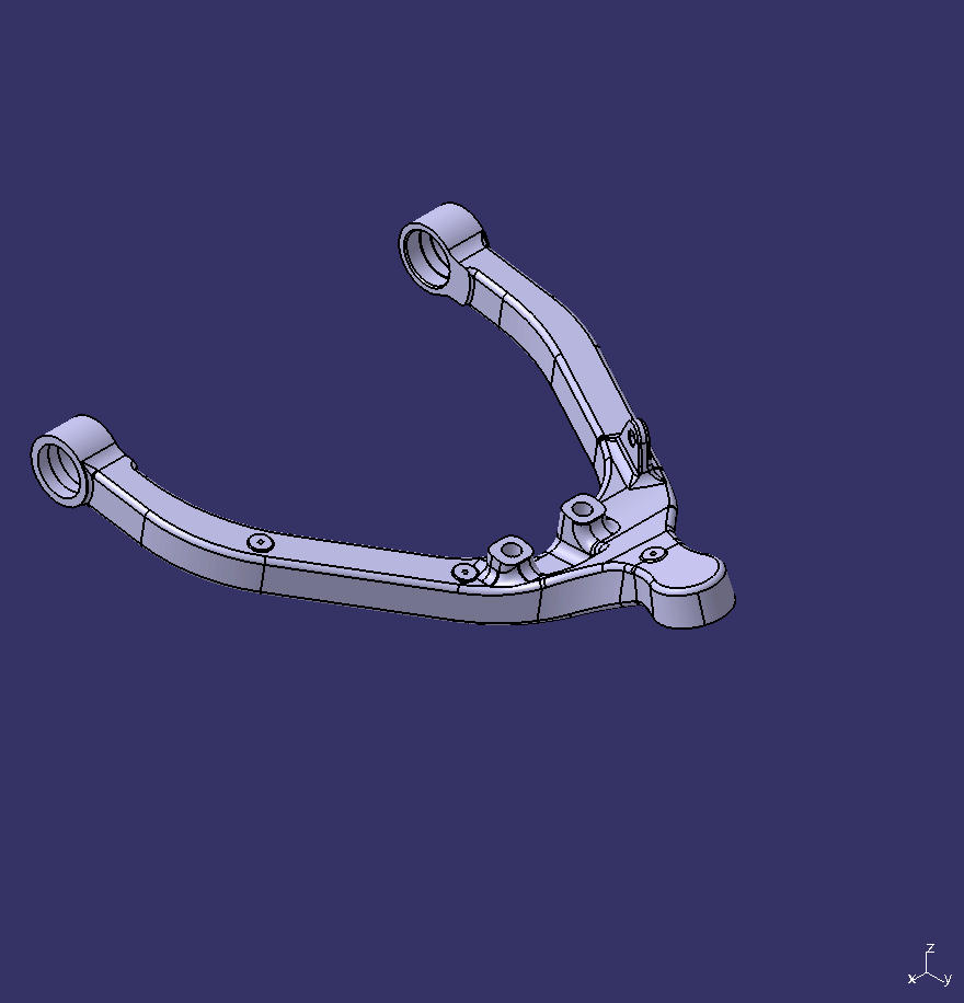 Рычаг управления нижний правый, L= 498 , 2. 2t