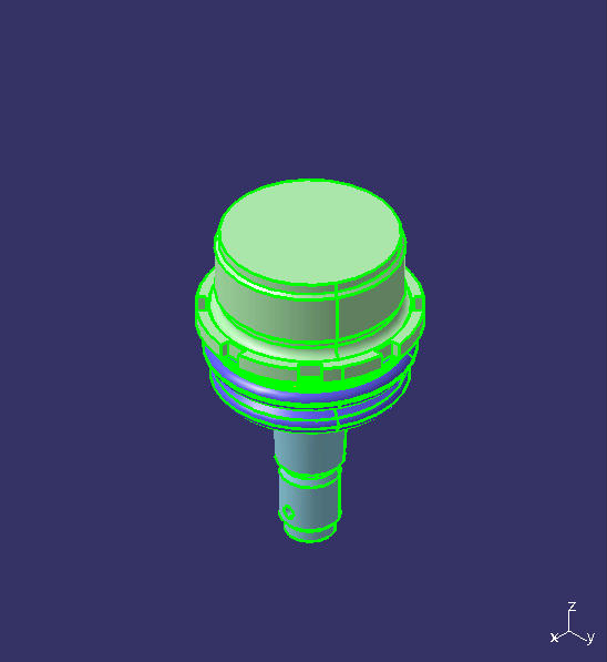 Ball pin assembly, control arm, SФ40,Ф23*1:8