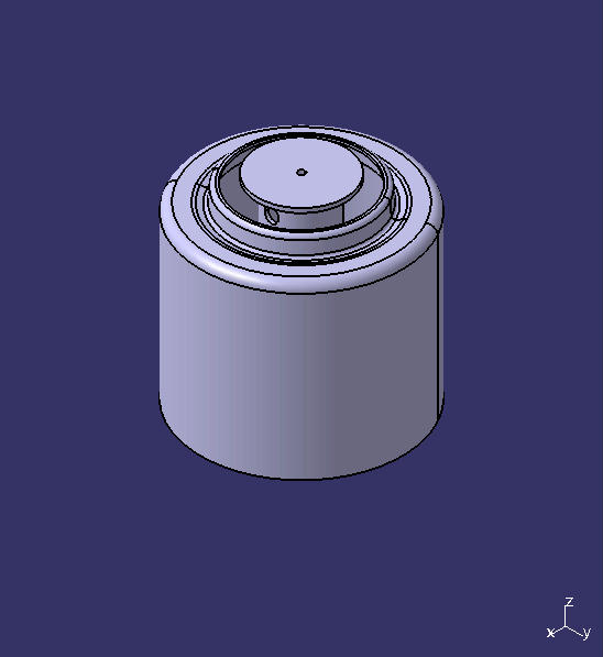 Airbag base, D=230, H=195, Φ=152.5