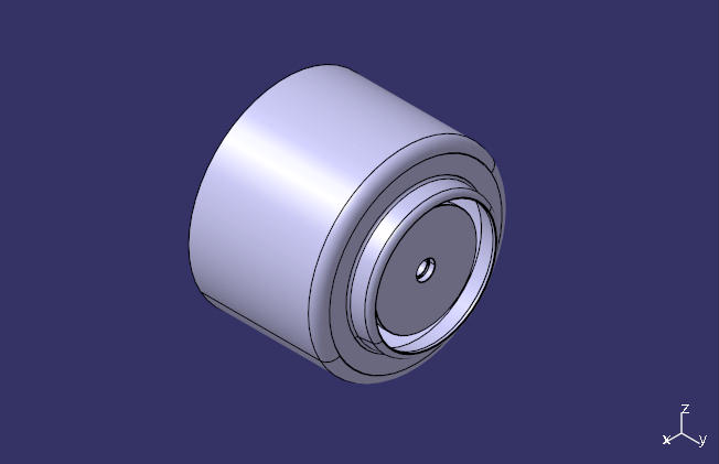 Airbag base, Ф132.5, D=190, H=130
