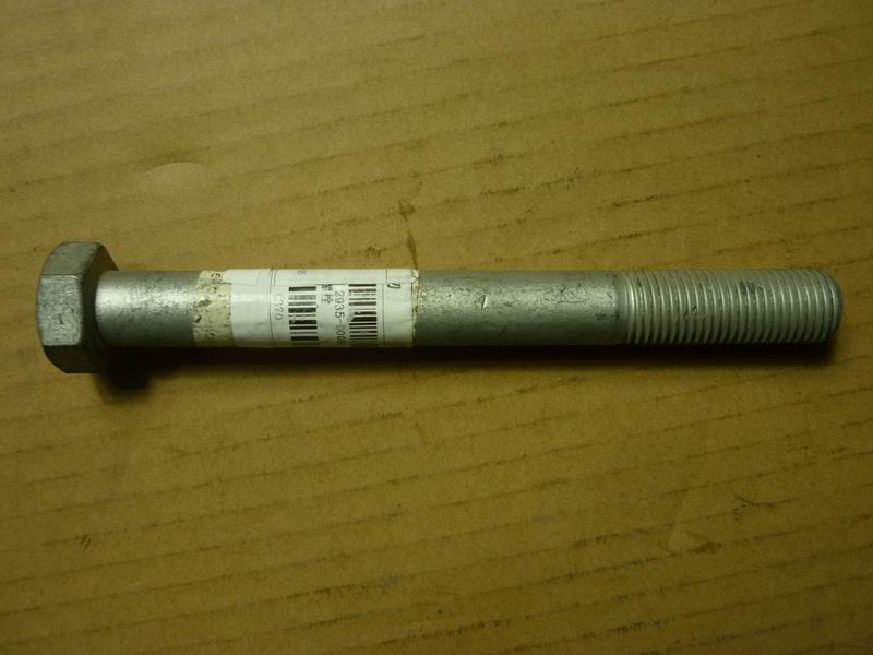 D Hexagon head bolt-fine teeth; M18*2*170; Level 10.9