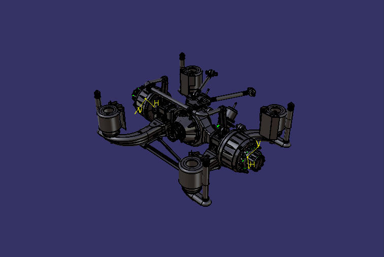 后悬总成,SR12E,L=970,B=1480