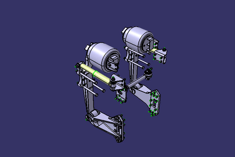 Drive axle suspension assembly