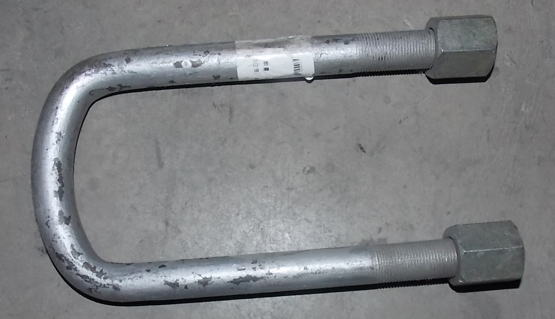 Front U-shaped bolts Rear