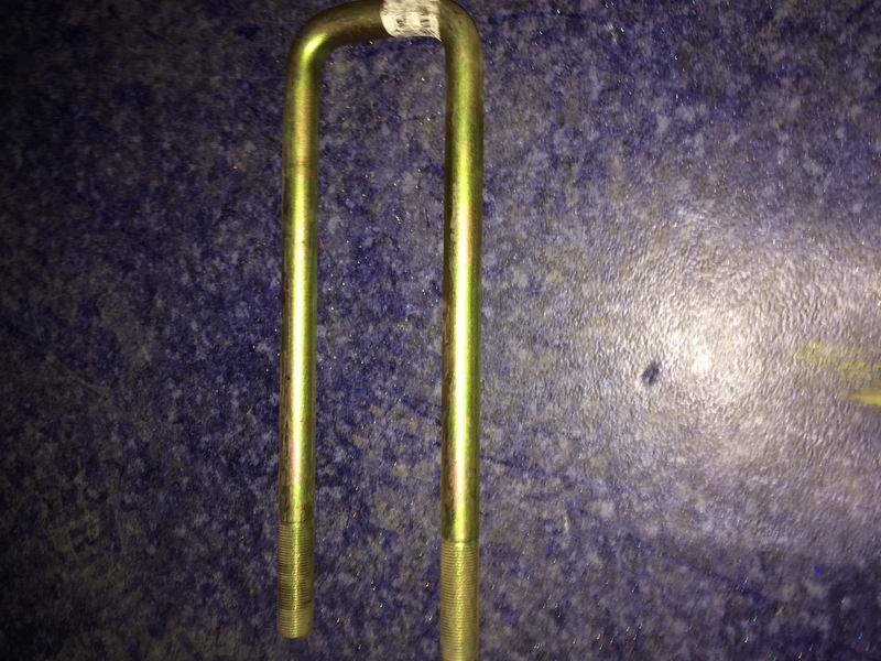 U-shaped bolt, M20*1.5, 96, 335 flat top