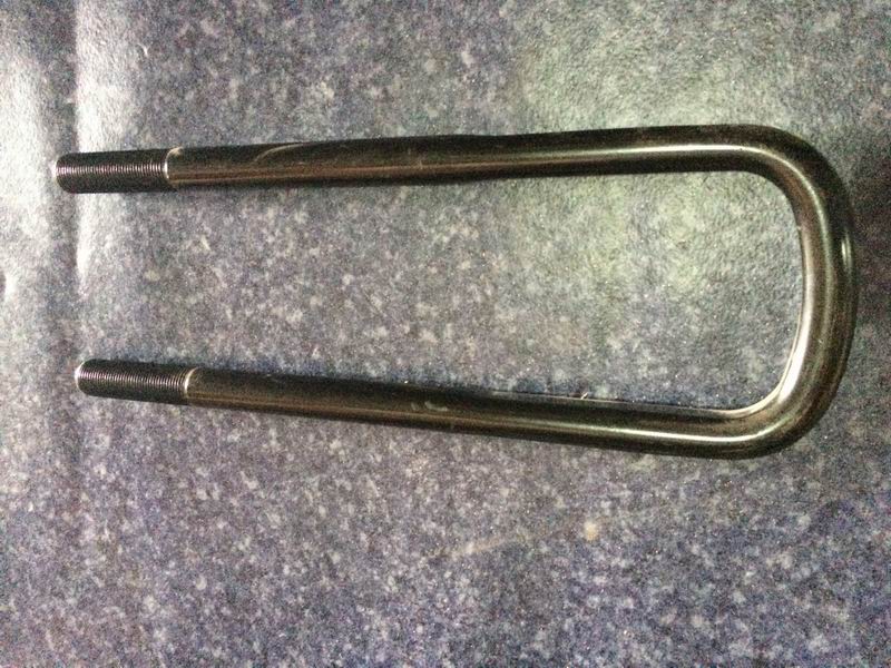 U-shaped bolt, M24*2.0, 126, 415 arc top