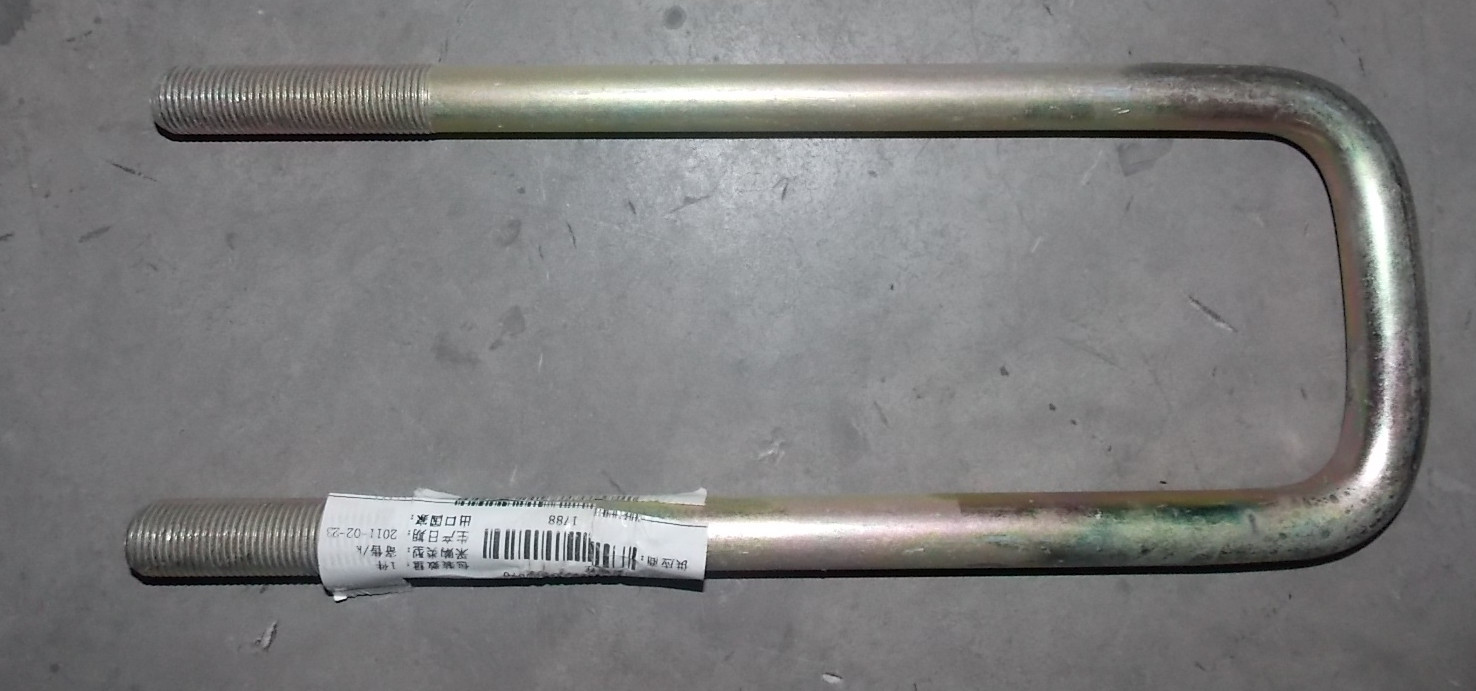 U-shaped bolt, M16*1.5, 92, 265 flat top