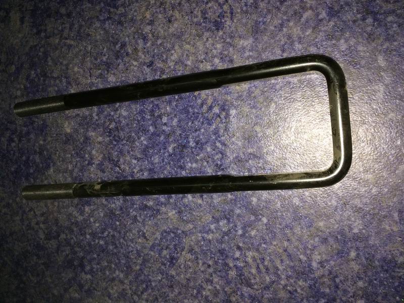 U-shaped bolt, M22*1.5, L=440 B=124