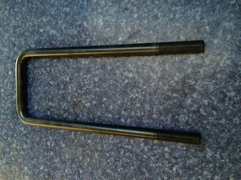 U-shaped bolt, M20*1.5, 153, 385, arc top