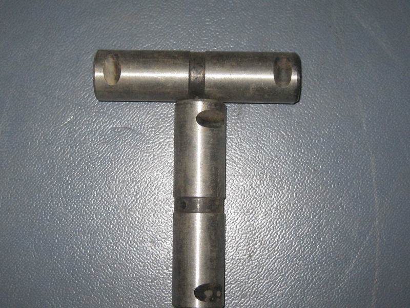 Steel leaf spring pin