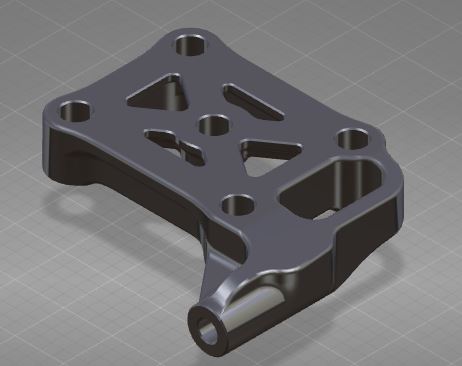 U-bolt bottom plate (left piece), Φ21,96,136