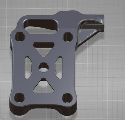 U-bolt bottom plate (left piece), Φ21,96,136-1