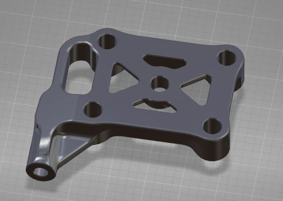 U-bolt base plate (right piece), Φ21,96,136