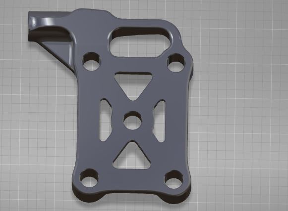U-bolt base plate (right piece), Φ21,96,136-1