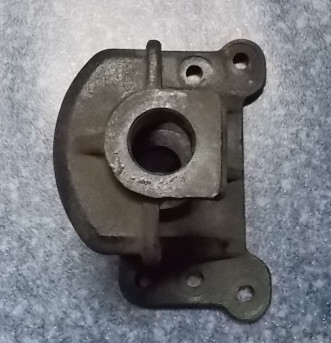 Leaf spring fixing bracket (30-75)((20 before)); without paint