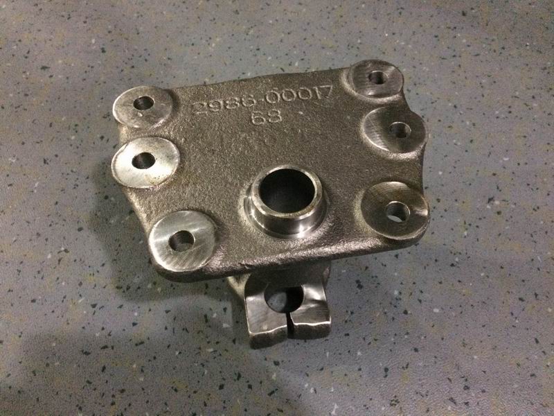 Кронштейн крепления листовой рессоры (Φ 30-75 ); без краски