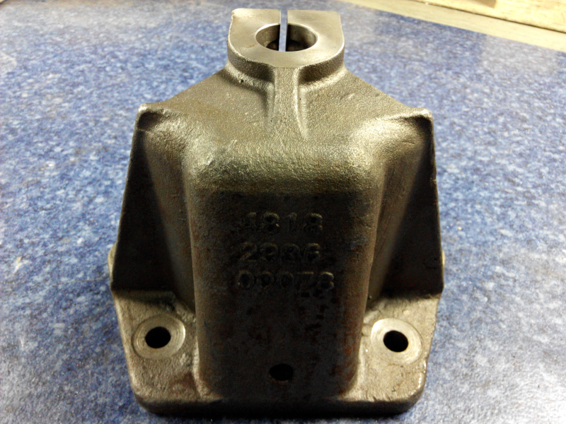 Leaf spring fixing bracket Φ30-100 (before 20), without paint-4