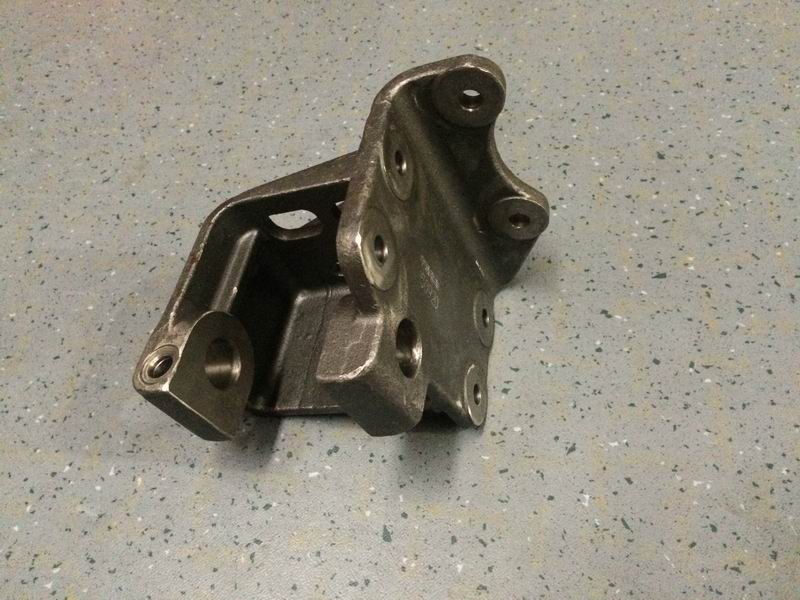 Leaf spring fixing bracket, Φ30-90 (right), without paint