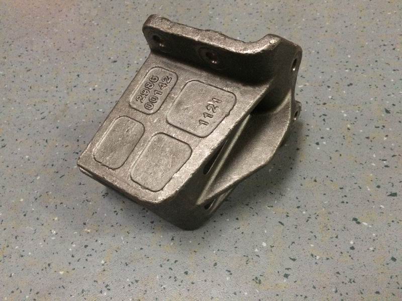 Leaf spring fixing bracket, Φ30-90 (right), without paint-1