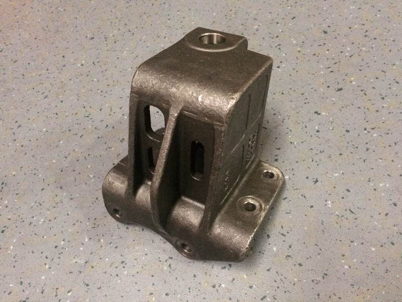 Leaf spring fixing bracket, Φ30-90 (right), without paint-2