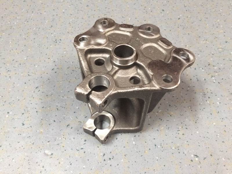 Leaf spring fixing bracket Φ35-100 (before 20), without paint-2