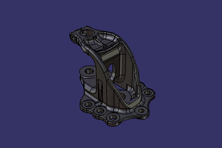 Leaf spring fixing bracket, φ20, φ32, 75, 76, side-mounted