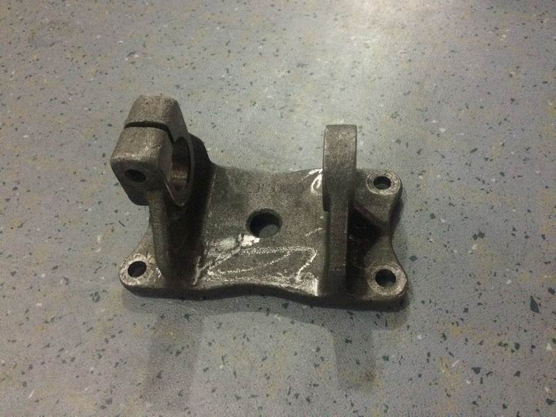 Leaf spring fixing bracket Φ20-75 (before 20), without paint